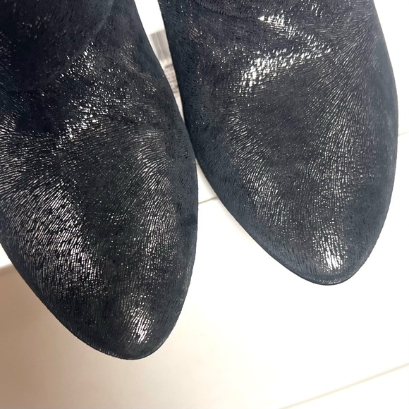 Zara Women’s Metallic Heel Ankle Boots Size 7.5 NWOT - Picture 4 of 9